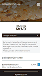 Mobile Screenshot of breakfast-club-hamburg.de